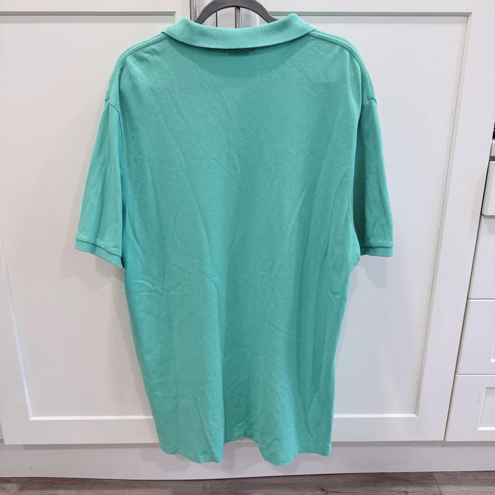 Polo Ralph Lauren Mens XL Polo Shirt Turquoise Aqua Classic Fit Pony Cotton